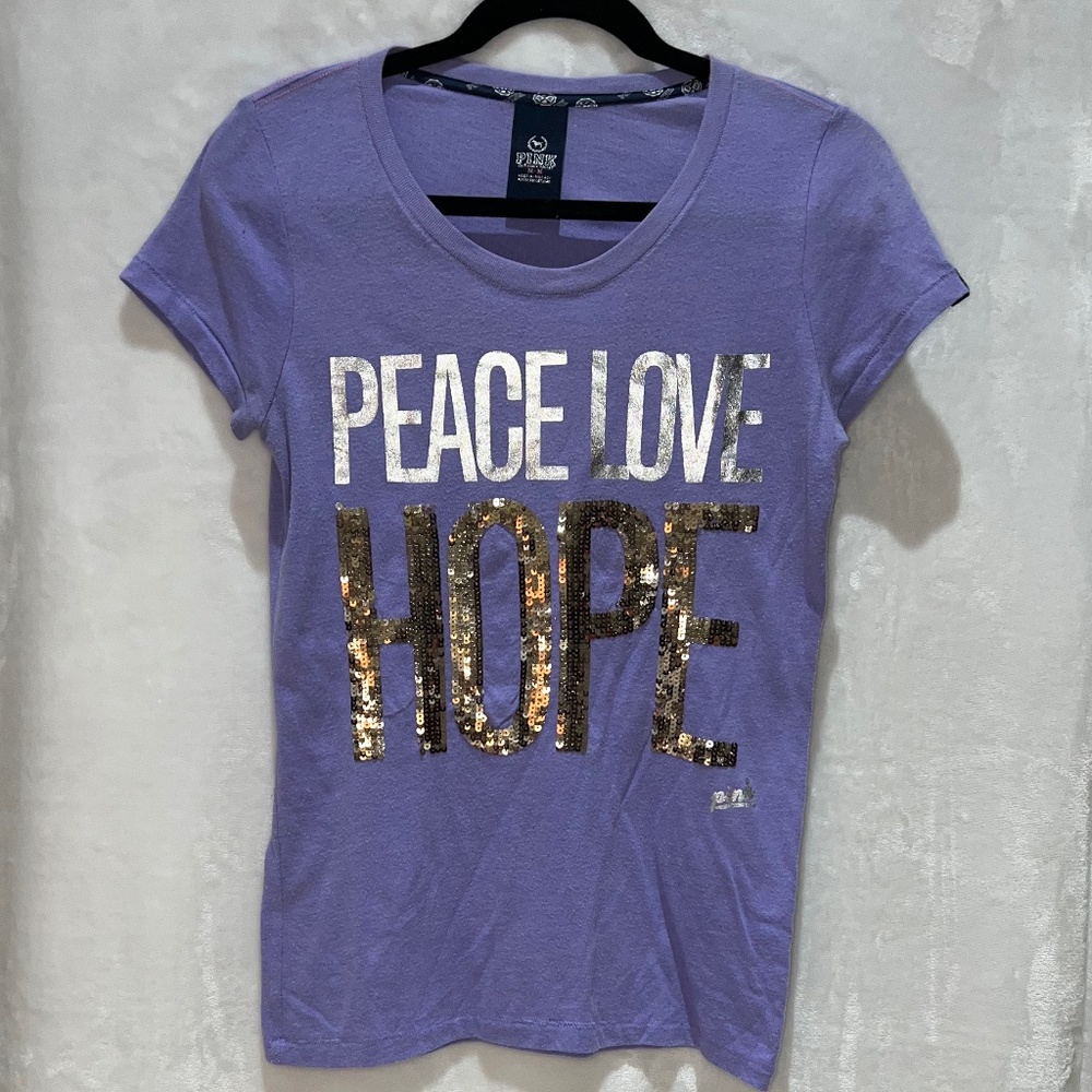 PINK Victoria's Secret Light Purple Shirt (Size M)